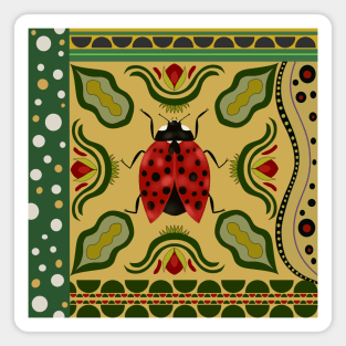 Colorful Ladybug Magnet